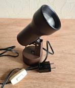 te koop: bruin kunststof spotje, retro vintage jaren 70, Kunststof, Gebruikt, Ophalen of Verzenden, Retro vintage seventies