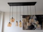 Quinto Amberkleurige Hanglamp - 8 lichts, Ophalen, Zo goed als nieuw, Glas, 75 cm of meer