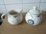 Roomsetje Van Cleef - Nautisch - Melkkannetje /Suikerpotje, Overige typen, Ophalen of Verzenden, Zo goed als nieuw, Overige stijlen
