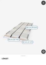 IKEA LONSET lattenbodem 80x200, Ophalen, Gebruikt, Eenpersoons, 80 cm