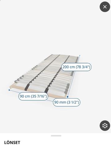 IKEA LONSET lattenbodem 80x200 beschikbaar voor biedingen