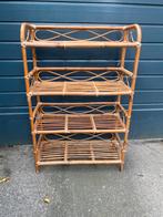 Retro rotan kast jaren zeventig, Ophalen, Gebruikt