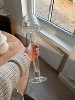 Hoge kandelaar van glas, Huis en Inrichting, Ophalen of Verzenden, Overige materialen, Minder dan 25 cm