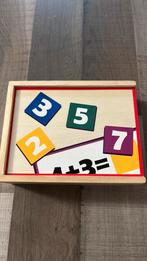 Rekenspel hout sommen optellen aftrekken, Ophalen of Verzenden, Zo goed als nieuw