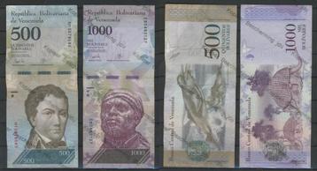 Venezuela 500-1000 Bolivares Dolfijn Schubdier Biljet r-90h beschikbaar voor biedingen