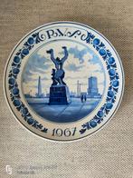 Delfts Blauw Herdenkingsbord Rotterdam 1967, Ophalen of Verzenden