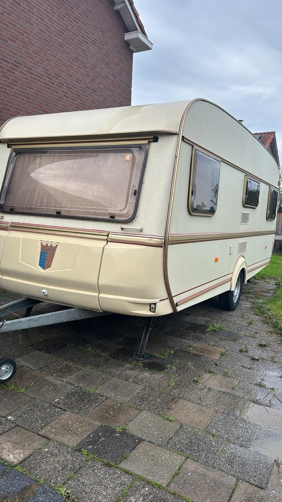 Tabbert Comtesse 515 - 1992, Klassieke caravan!, Caravans en Kamperen, Caravans, Particulier, tot en met 4, Rondzit, Tabbert, Kachel