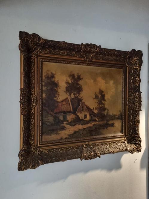 Schilderijen J. Pool - set van 2, Antiek en Kunst, Kunst | Schilderijen | Klassiek, Ophalen of Verzenden
