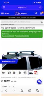 G3 dakdragers Pacific aluminium, Auto diversen, Dakdragers, Ophalen, Nieuw