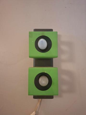 Set van 2 space age wandlampen jaren 70 beschikbaar voor biedingen