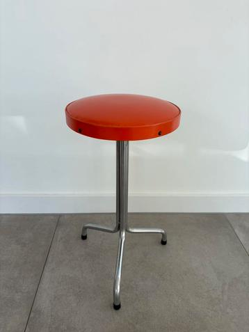 Vintage oranje kruk - Brabantia? beschikbaar voor biedingen