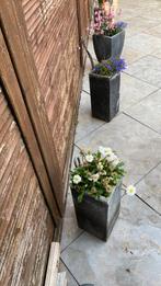 5 planten bakken, Kunststof, Minder dan 60 cm, Vierkant, Ophalen of Verzenden