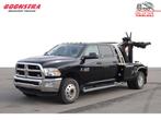 Dodge RAM 3500 6.7 Cummins Wrecker Chevron 408T 2X Winde SHZ, Auto's, Euro 6, Zwart, Origineel Nederlands, Bedrijf
