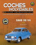 Saab 96 V4 1970 Blauw Coches inolvidables schaal 1/24 # 53, Verzenden, Nieuw, Auto, Overige merken