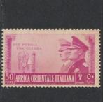 1941 50c OOST-Afrika Italiaaanse-kolonie AS-Mussolini/Hitler, Ophalen of Verzenden, Overige landen, Postfris