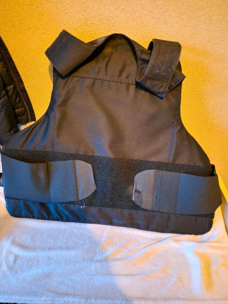 Kogelwerend Vest - Steekwerend, Kleding | Heren, Bodywarmers, Gedragen, Overige maten, Zwart, Ophalen of Verzenden