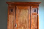 Prachtige antieke mahonie houten eendeurs kast., Antiek en Kunst, Verzenden