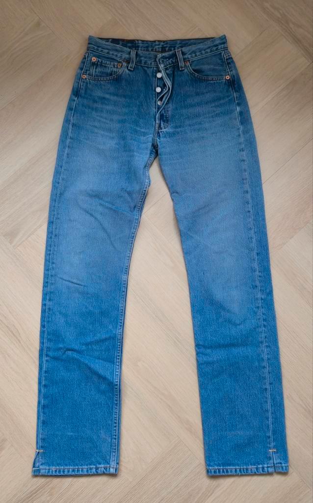 Vintage Levi's 501 Dames Jeans W30 L34, Kleding | Dames, Spijkerbroeken en Jeans, Gedragen, W30 - W32 (confectie 38/40), Blauw
