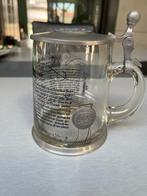 Antieke bierpul met deksel, Antiek en Kunst, Antiek | Glas en Kristal, Ophalen of Verzenden