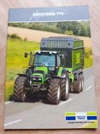 Deutz Fahr Agrotron TTV trekker folder nederlandstalig, Ophalen of Verzenden, Zo goed als nieuw