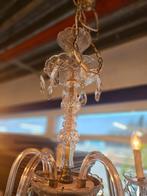 Italiaanse Kristallen Kroonluchter - 5 Arms, Huis en Inrichting, Lampen | Kroonluchters, J, M, Ophalen of Verzenden, Zo goed als nieuw