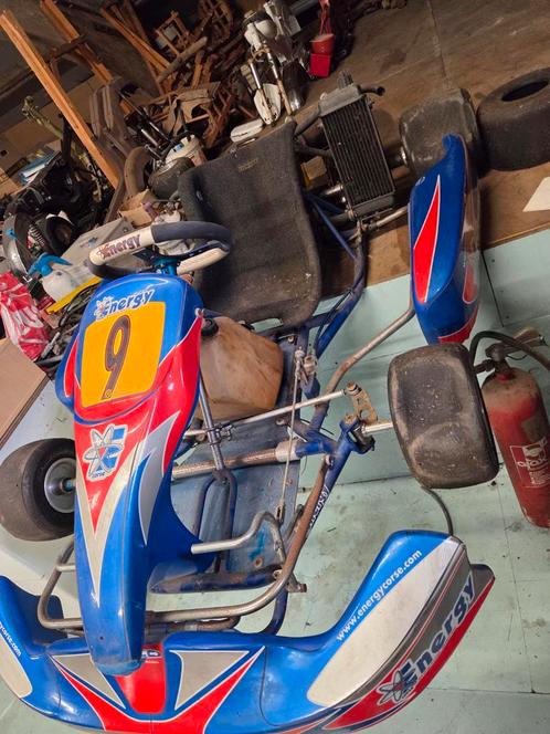 energy kart + onderdelen staat onbekend, Sport en Fitness, Karting, Gebruikt, Kart, Ophalen
