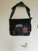 Schoudertas Brunotti zwart met print 48x35cm, Sieraden, Tassen en Uiterlijk, Tassen | Schoudertassen, Ophalen of Verzenden, Nieuw