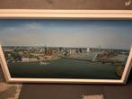 Rotterdam Skyline Schilderij F v d Burg Klassiek Kunstwerk, Antiek en Kunst, Ophalen of Verzenden