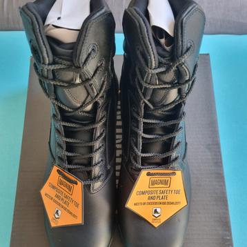 Magnum Stealth Force 8.0 Leer S3 CT CP Zwart Laarzen-Maat 46 beschikbaar voor biedingen
