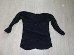 zwarte damestuniek van Braez, maat L, Kleding | Dames, Ophalen of Verzenden, Gedragen, Maat 42/44 (L), Zwart