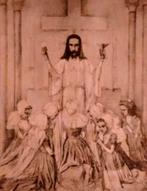 Litho van Jan Toorop uit 1909 "Christus Eucharisticus", Antiek en Kunst, Antiek | Religie, Ophalen of Verzenden