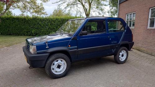 Fiat Panda 1.0 4WD 1992 Blauw Val d'Isere 4x4, Auto's, Fiat, Particulier, Panda, 4x4, Radio, Benzine, Euro 1, Hatchback, Handgeschakeld