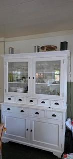 Authentieke buffetkast (wit), Ophalen, Gebruikt, 100 tot 150 cm, 200 cm of meer
