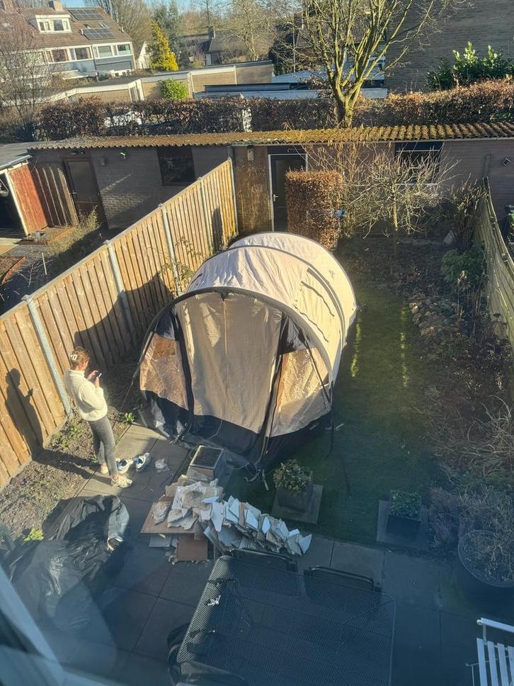 Obelink Summer 4 TC easy air tunneltent, Caravans en Kamperen, Tenten, tot en met 4, Gebruikt, Ophalen