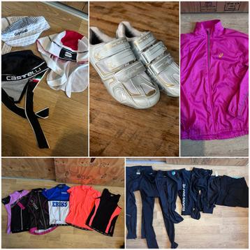 Wielrenkleding Pakket: Schoenen, Tops, Broeken beschikbaar voor biedingen