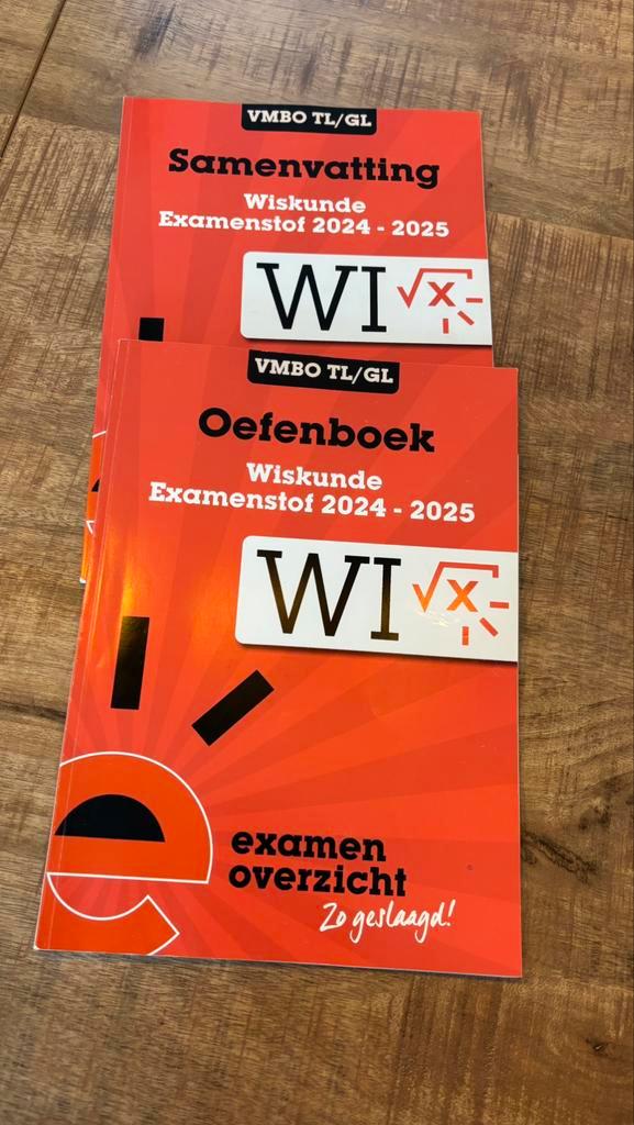 WI wiskunde eindexamen VMBO oefenboek & samenvatting, Boeken, Schoolboeken, Zo goed als nieuw, Wiskunde A, VMBO, Ophalen of Verzenden