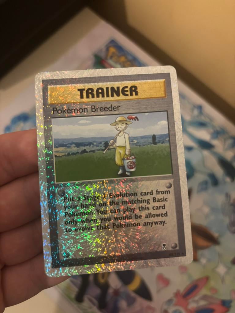 Pokemon Breeder LC 102 - REV HOLO - Excellent, Hobby en Vrije tijd, Verzamelkaartspellen | Pokémon, Verzenden, Zo goed als nieuw