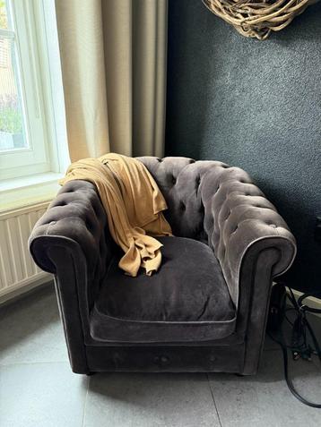 Set van 2 Riviera Maison fauteuils – velvet, chesterfield beschikbaar voor biedingen