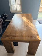 Houten Eettafel, Huis en Inrichting, Tafels | Eettafels, Ophalen, Gebruikt, 100 tot 150 cm, Eikenhout