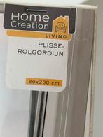 Plissé rolgordijn 80x200 cm - Home Creation, Huis en Inrichting, Ophalen, Nieuw, 50 tot 100 cm, Grijs