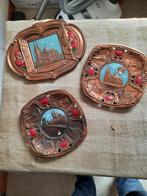 Koperen schalen Duitsland  - vintage - 3 stuks., Ophalen