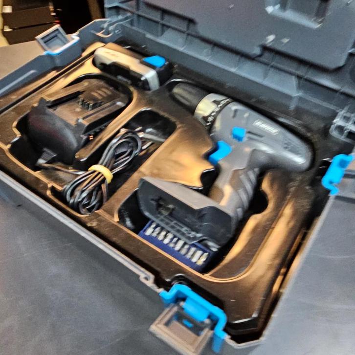 Gamma Oplaadbare Accuboormachine cd14.4hp, Compleet met koff, Doe-het-zelf en Verbouw, Gereedschap | Boormachines, Gebruikt