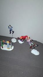 Heel veel Lemax kerstdorp figuren skidorp ski thema, Diversen, Kerst, Ophalen of Verzenden