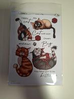 Clear Stamp Set Carla Creaties - Katten, Hobby en Vrije tijd, Stempelen, Ophalen of Verzenden, Nieuw, Clearstamp
