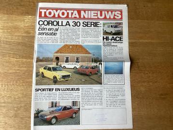 Toyota Corolla 30 Serie - Krant beschikbaar voor biedingen