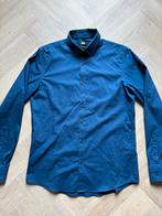 WE overhemd maat M slim fit, WE, Blauw, Zo goed als nieuw, Halswijdte 39/40 (M)