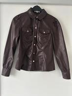 Fifth House leren blouse in maat 34, Kleding | Dames, Verzenden, Paars, Zo goed als nieuw, Maat 34 (XS) of kleiner