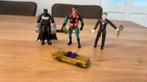 Batman auto mattel hotwheels met 3 batman figuren, Ophalen of Verzenden, Zo goed als nieuw