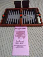 Backgammon, Hobby en Vrije tijd, Gezelschapsspellen | Bordspellen, Ophalen of Verzenden, Zo goed als nieuw