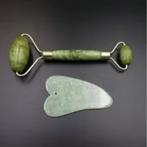 Jade Gezichtsmassage Roller + Gua Sha, Ophalen of Verzenden, Nieuw, Gehele gezicht, Overige typen